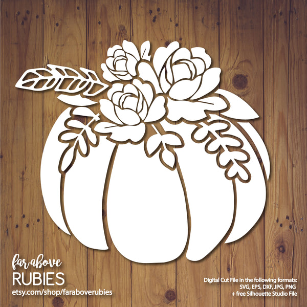 Floral Pumpkin digital files