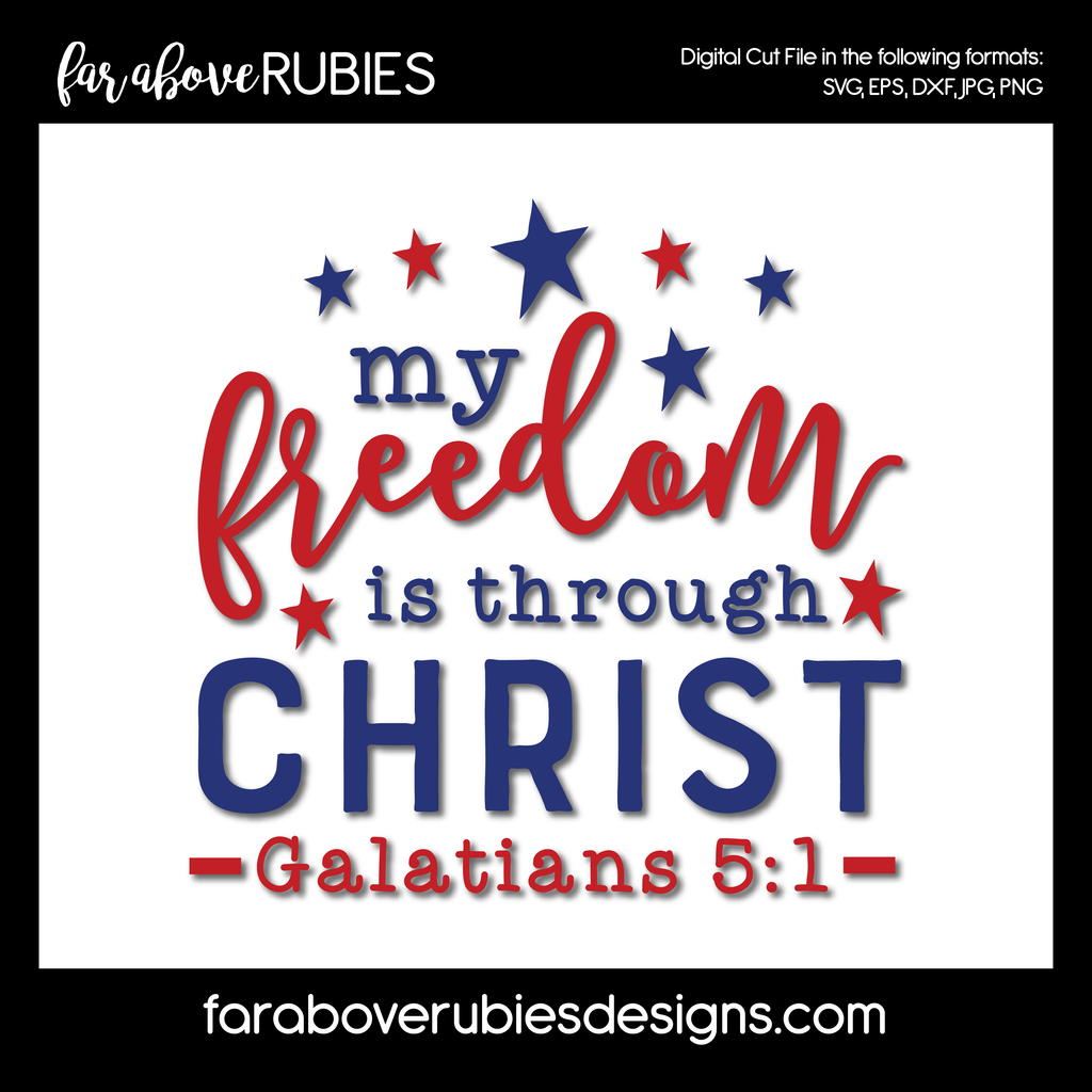 Americana Scripture Freedom In Christ Bible Verse