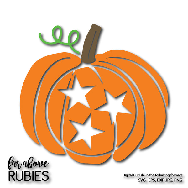 Tennessee Tristar Pumpkin Thanksgiving Halloween Fall digital files