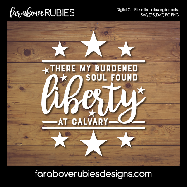 Burdened Soul Found Liberty Bible Hymnal Stars America Patriotic digital cut files