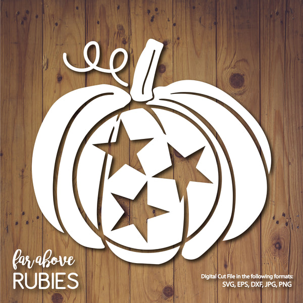 Tennessee Tristar Pumpkin Thanksgiving Halloween Fall digital files