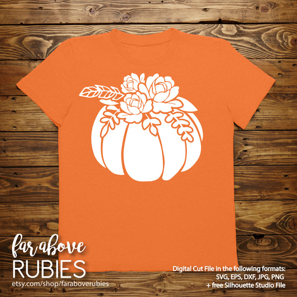 Floral Pumpkin digital files