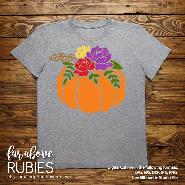 Floral Pumpkin digital files