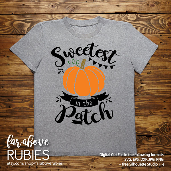 Sweetest Pumpkin in the Patch digital cut files