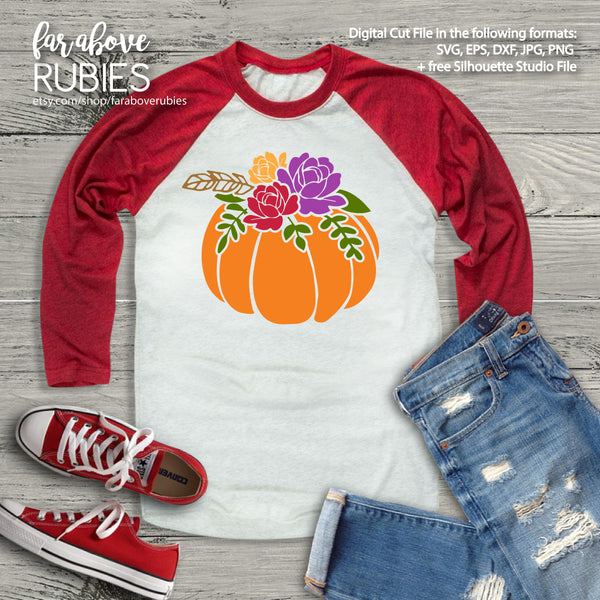 Floral Pumpkin digital files